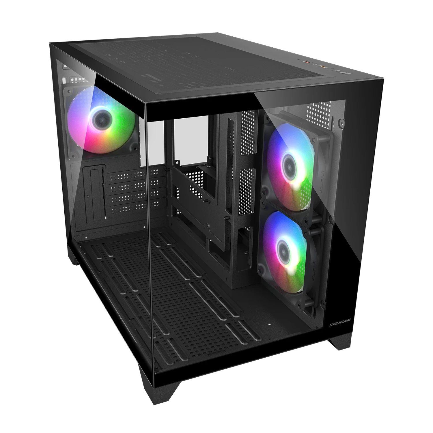 Caixa de Computador COUGAR FV150 Mini (Micro ATX, Mini-ITX - Mini Tower - 170 mm - Preto) — miniatura 2
