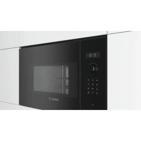 Micro-ondas de Encastre BOSCH BEL554MB0 (Altura 38,2 cm - Preto e Inox) — miniatura 2