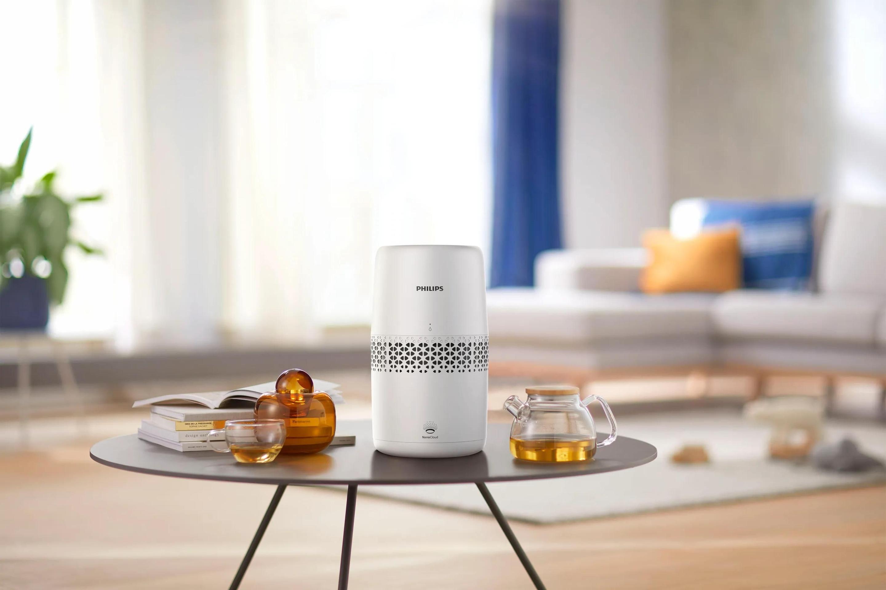 Humidificador PHILIPS Série 2000 HU2510/10 (Altura 32,4 cm - Branco), miniatura 4