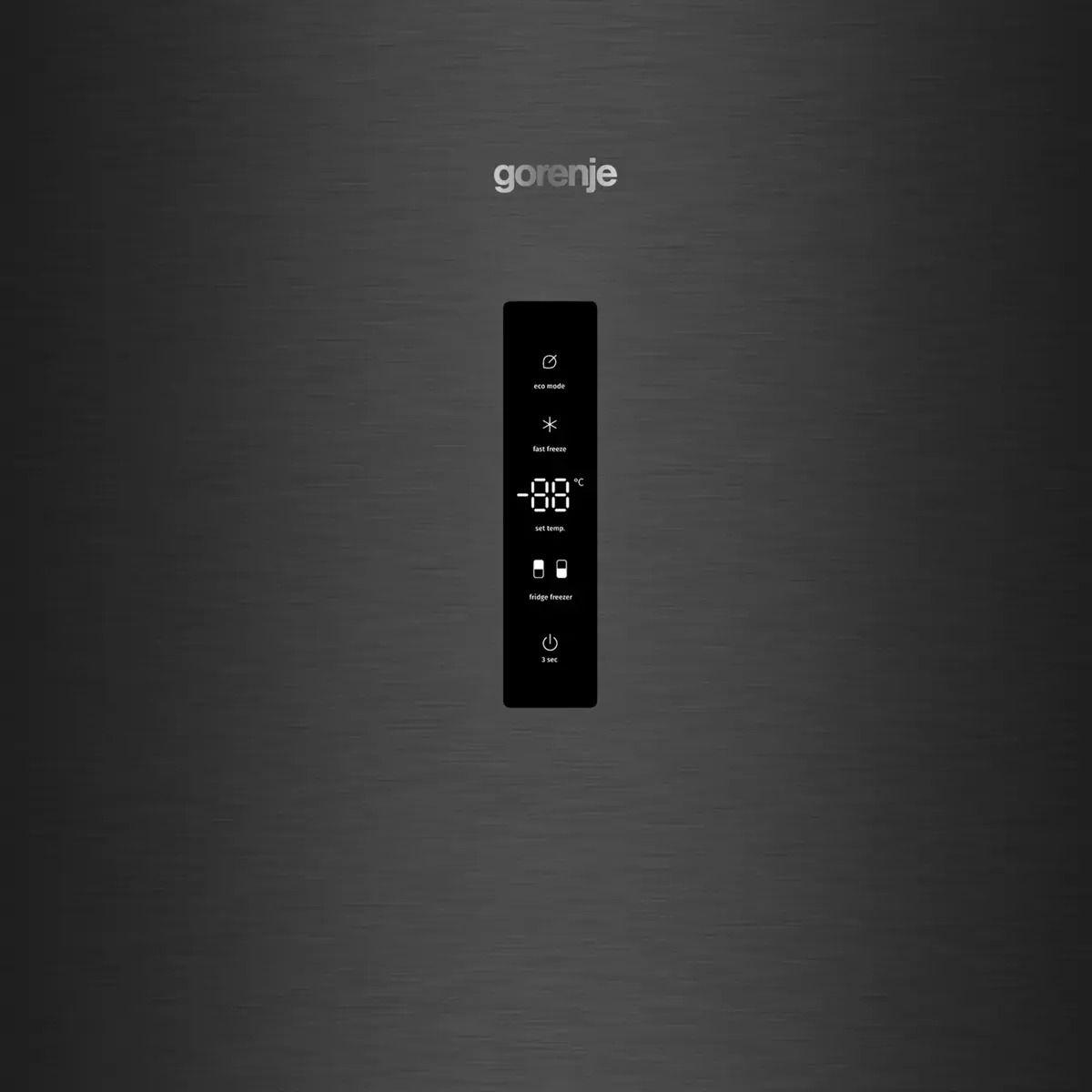 Frigorífico Combinado Independente GORENJE NRK619CABXL4 (304 L - No Frost - 186x59,5x59 cm - Preto) — miniatura 4