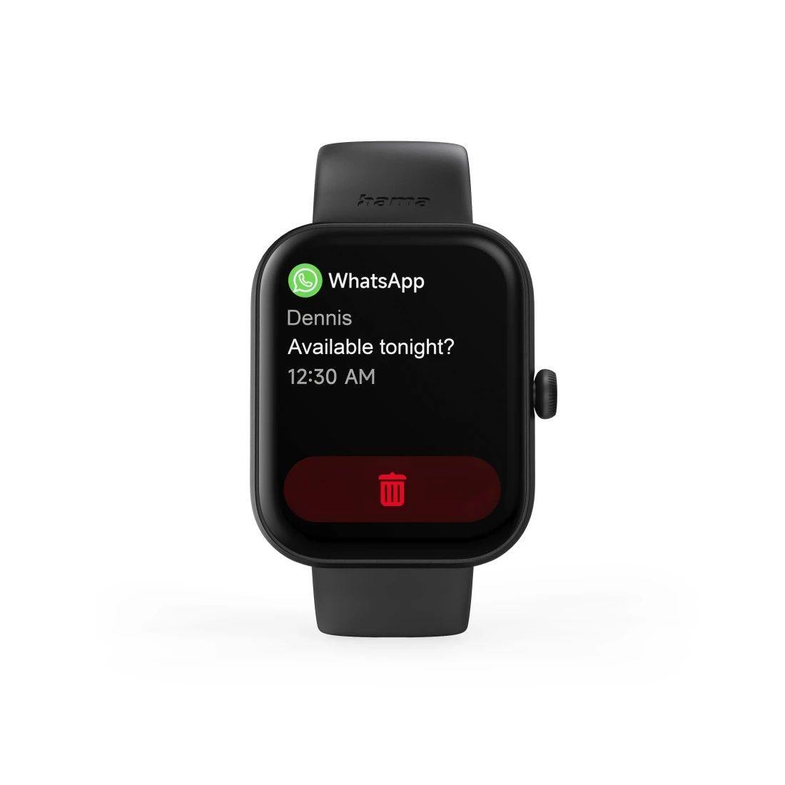 Smartwatch HAMA 00178614 Fit Watch 5000 (1,65" TFT - IP68 - Preto) — miniatura 5