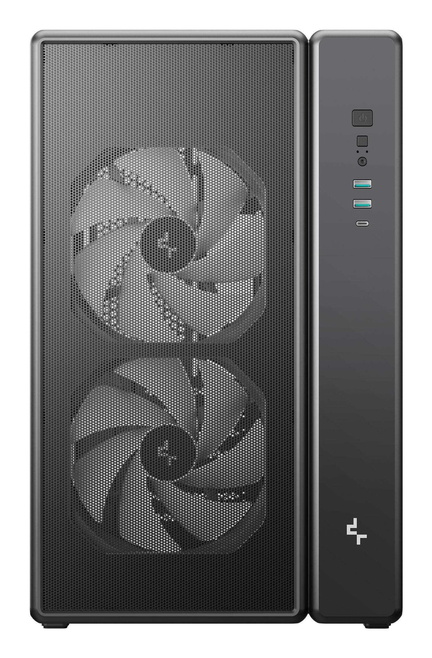 Caixa PC DEEPCOOL CG590 MESH 2F (micro ATX, ITX, ATX - Midi Tower - 16 cm - Preto) — miniatura 3