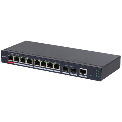 Switch Gerível DAHUA DH-S4210-8GT-110 (110 W - Switch gerível de Camada 2)