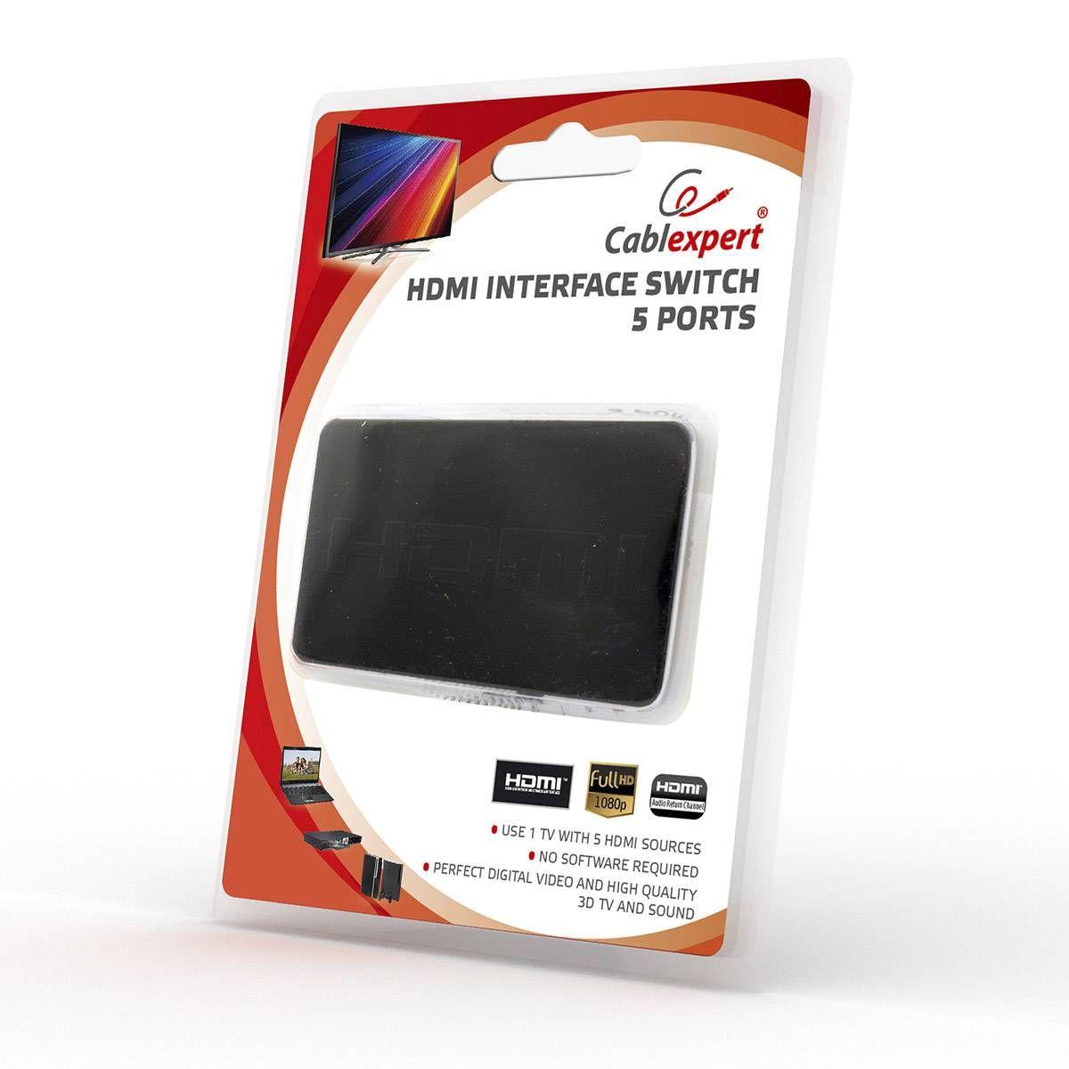 Comutador HDMI GEMBIRD DSW-HDMI-34 (25 m - 1.4a - Preto), miniatura 4