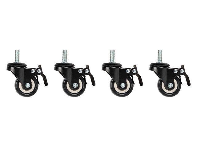 Conjunto de Rodas com Travão LANBERG AK-1601-B (Preto)