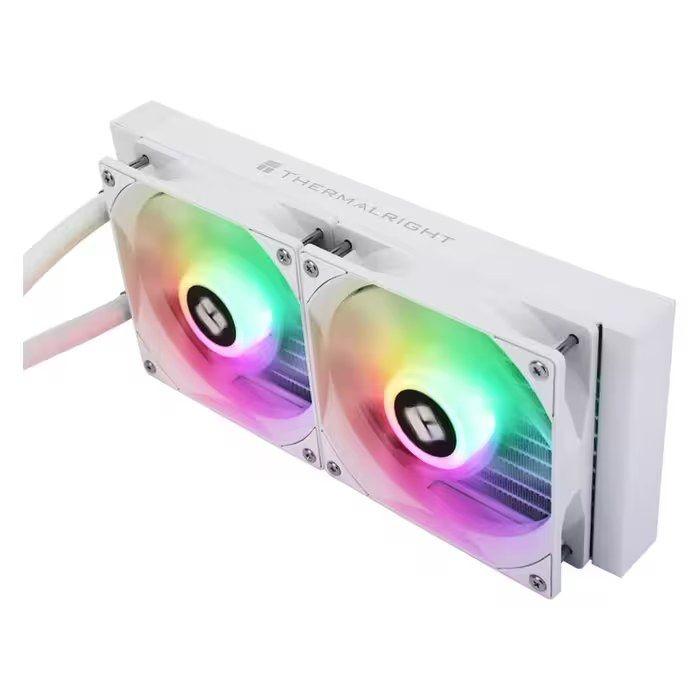 Kit de Arrefecimento Líquido para CPU THERMALRIGHT AQUA ELITE 240 WHITE ARGB V3 (120 mm - 3300 RPM - Azul, verde e vermelho - Branco) — miniatura 3