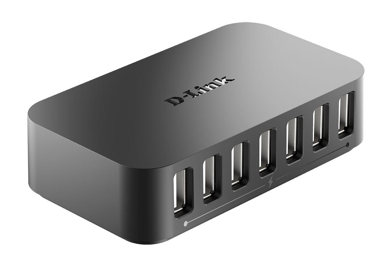 Hub USB D-LINK DUB-H7 (Preto) — miniatura 2