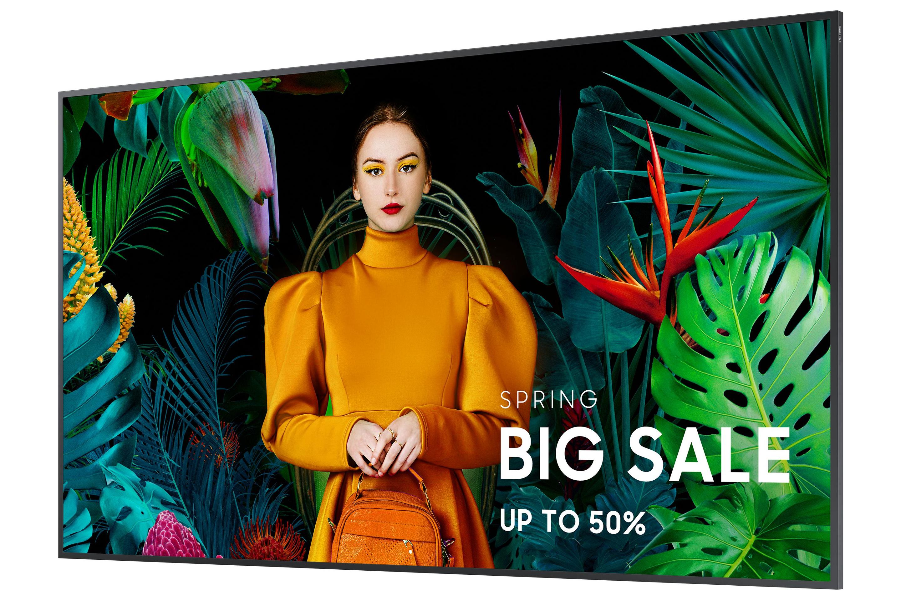 Ecrã de Sinalização Profissional SAMSUNG QHC50 (50" - VA - 75 Hz - Preto) — miniatura 2