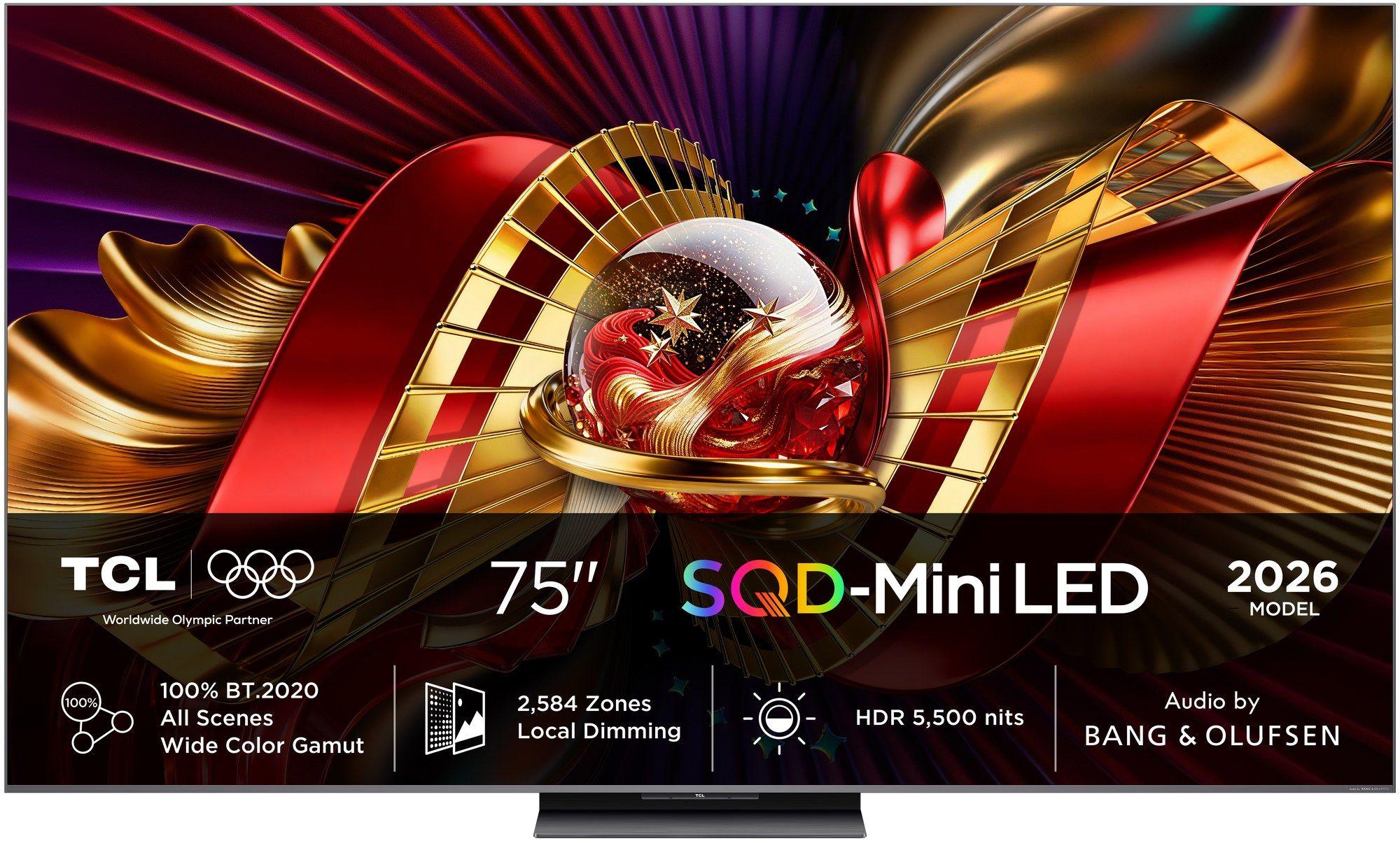 Televisão TCL TV 75C8L (75" - 4K UHD SQD-Mini LED - 144 Hz - Preto)