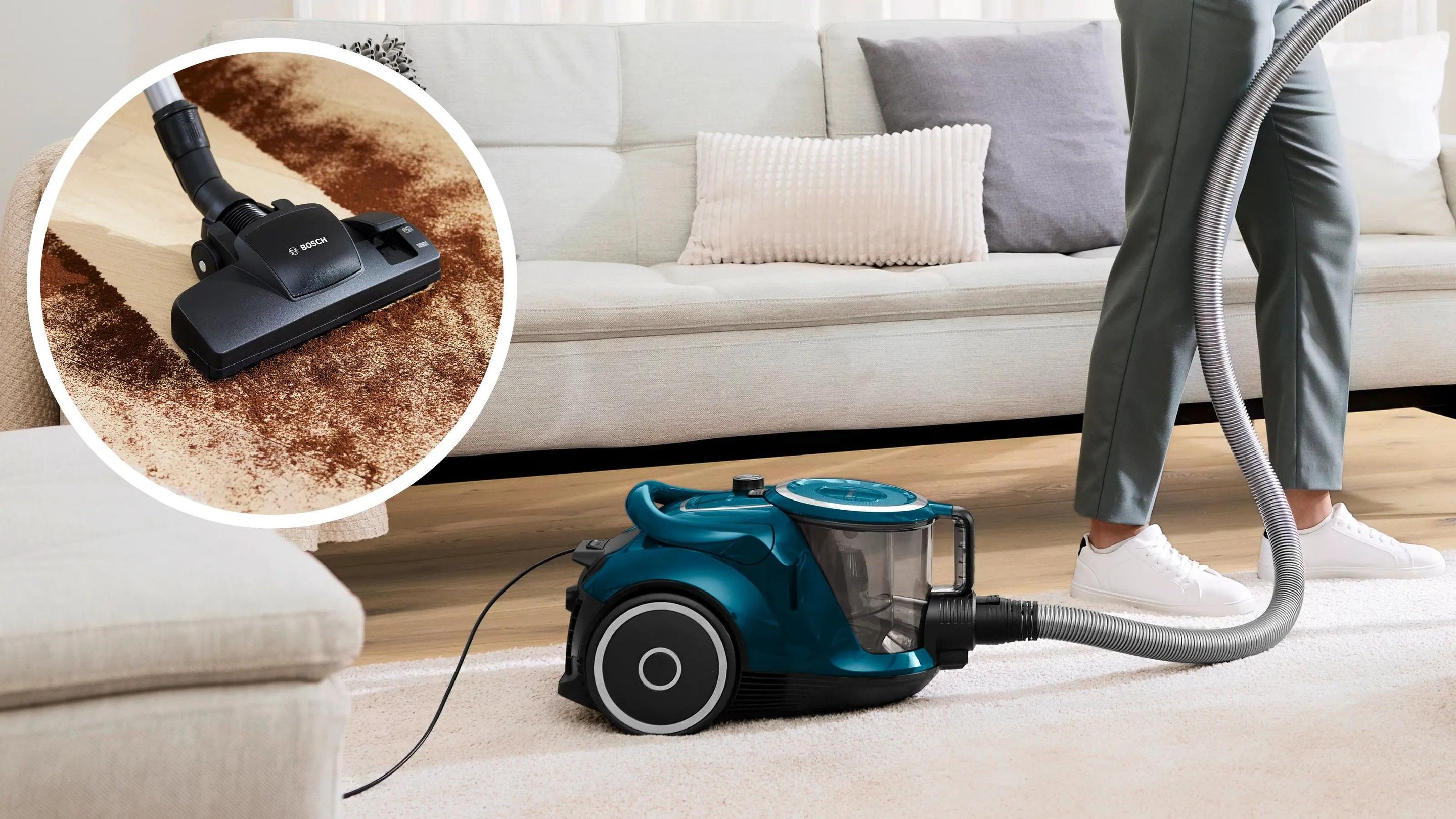 Aspirador Sem Saco BOSCH BGC41XFMLY (Altura 26,7 cm - Aspirador sem saco - Azul), miniatura 3