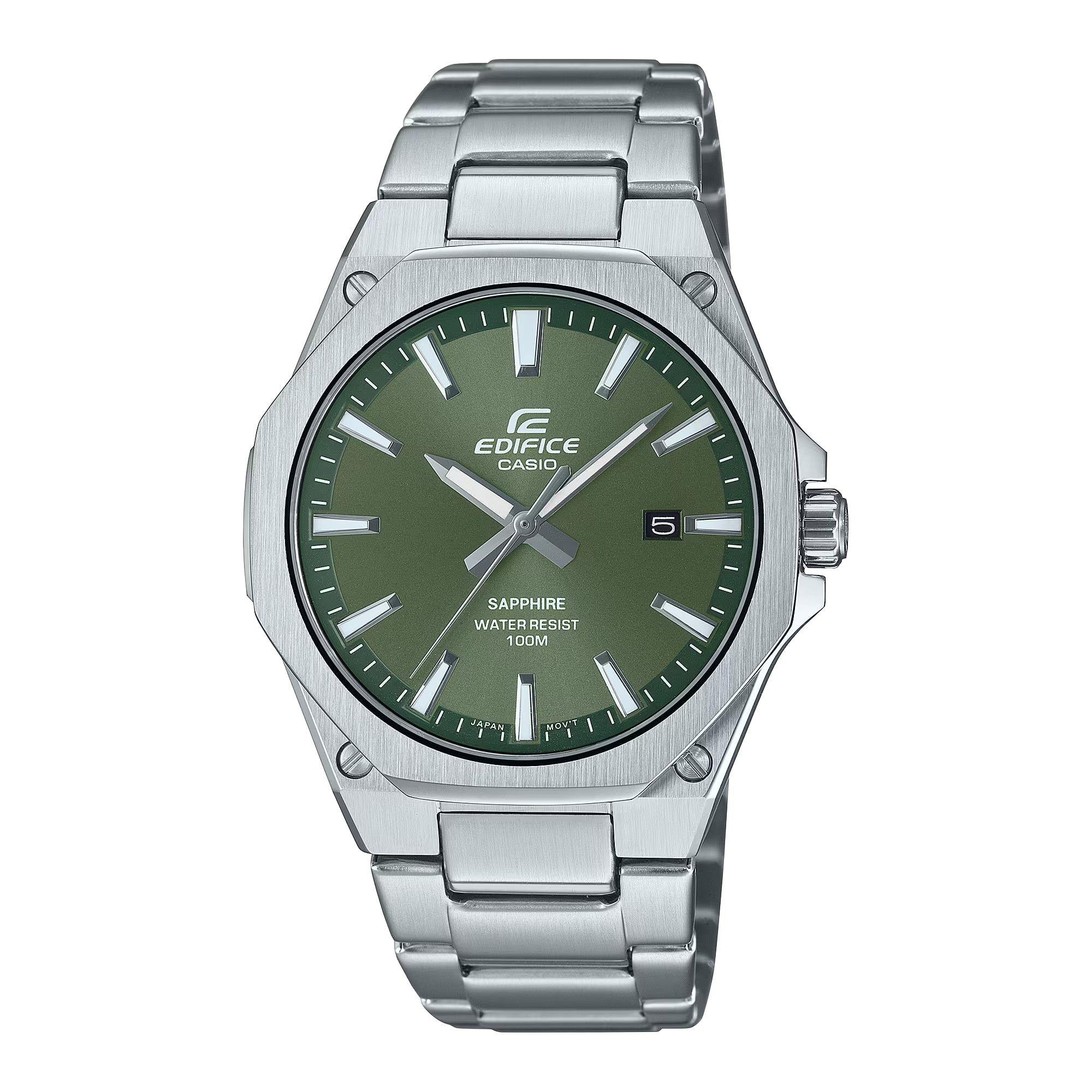Relógio CASIO Edifice EFR-S108D-3AVUEF (Aço inoxidável - Prateado/Preto)