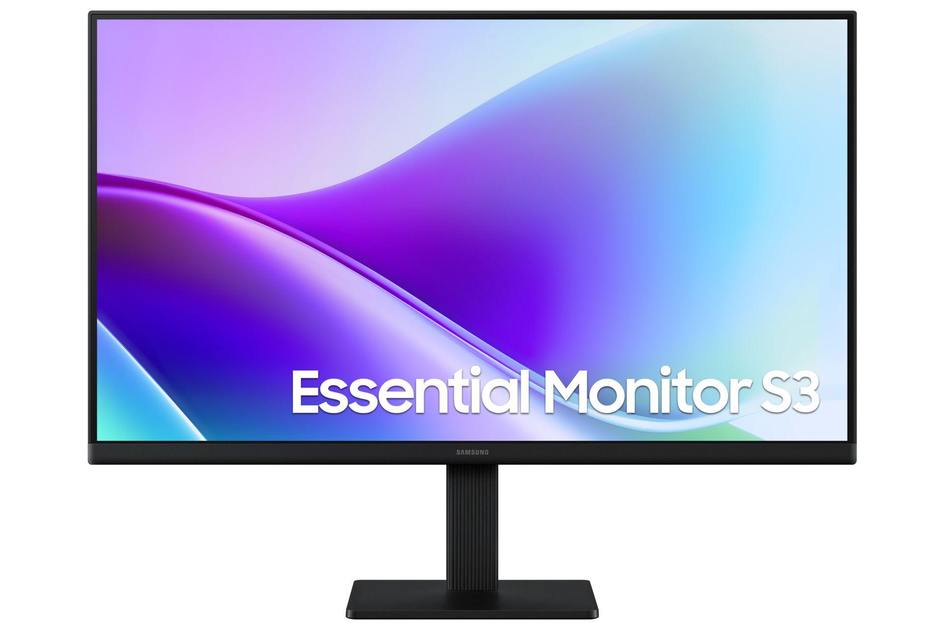 Monitor SAMSUNG Essential S3 S24F320GAU (24" - IPS - 120 Hz - Preto)