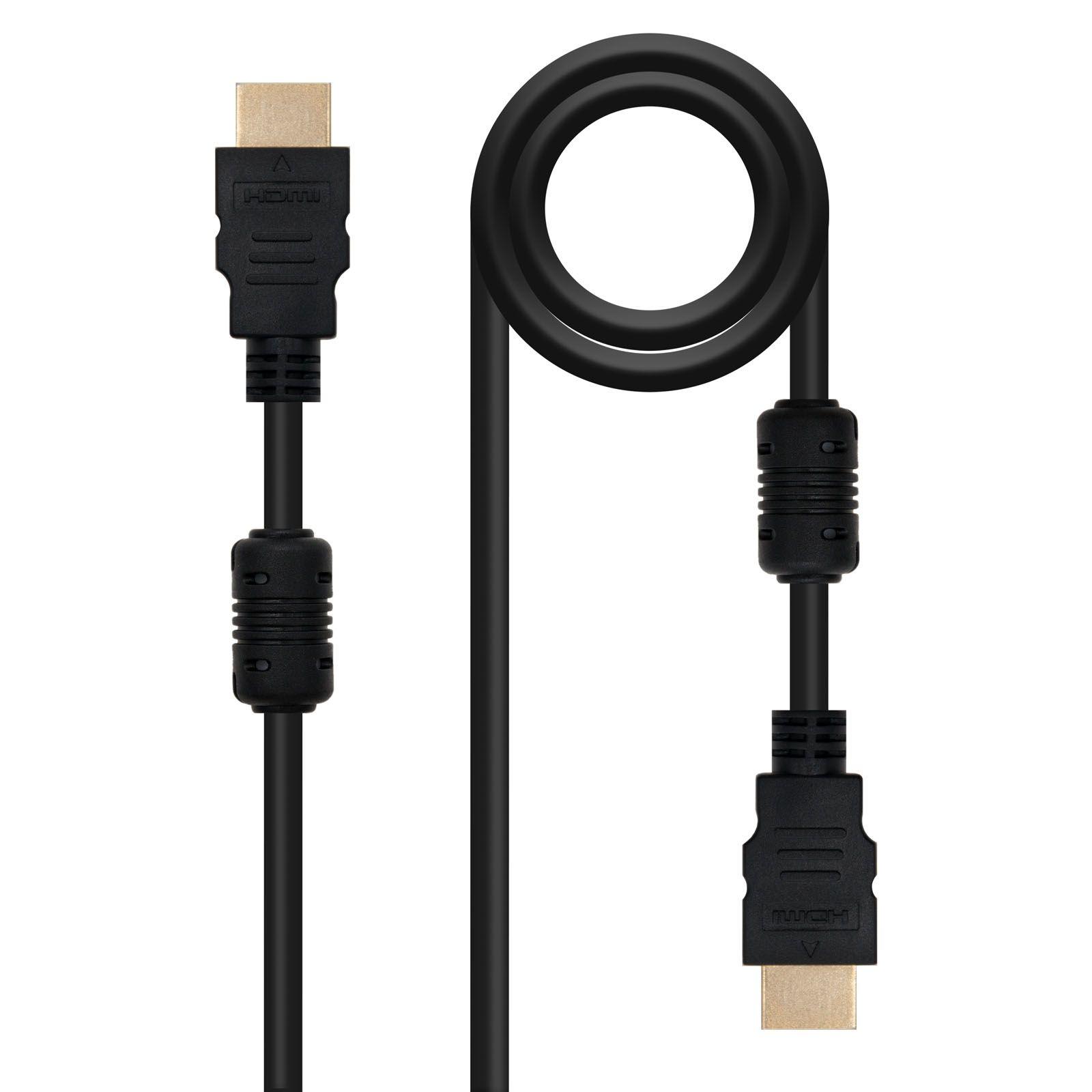 Cabo HDMI NANOCABLE 10.15.1805 (5 m - Bidirecional, até 100 Mbps - 120 Hz - Preto)
