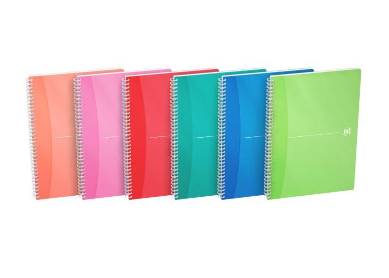 Caderno Espiral OXFORD Office My Colours (Plástico - Cores Sortidas)