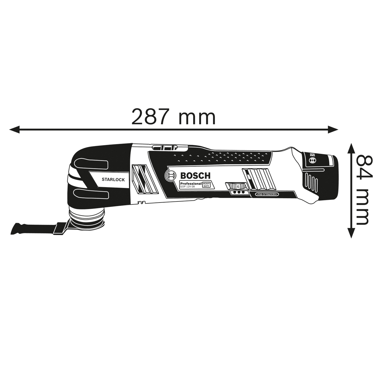 Ferramenta Multifunções Oscilante BOSCH GOP 12 V-28 (12 V) — miniatura 2