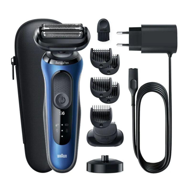 Máquina de Barbear BRAUN Series 6 61-B4500cs (Azul e Preto), miniatura 6