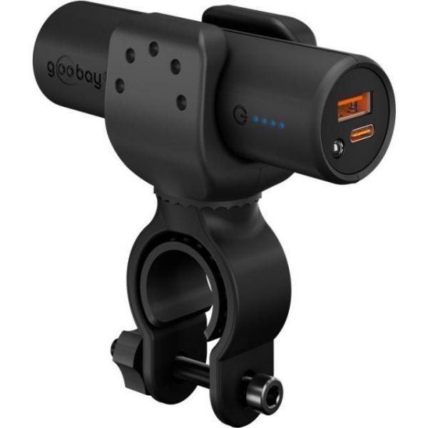 Powerbank para Bicicleta GOOBAY Bike-Powerbank 5.0 (USB Tipo-C - Preto), miniatura 2