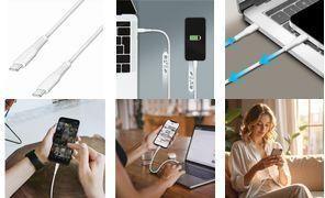 Cabo USB-C LOGILINK CU0265 (3 m - Branco)