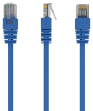 Cabo de Rede GEMBIRD PP12-5M/B (5 m - Cat5e - RJ-45 - Azul)