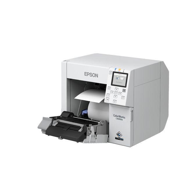 Impressora de Etiquetas EPSON CW-C4000e (Com fios - Branco), miniatura 4