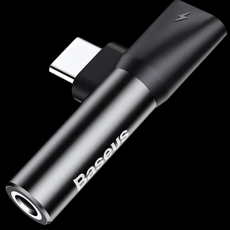 Adaptador de Áudio BASEUS L41 (USB-C - Preto)
