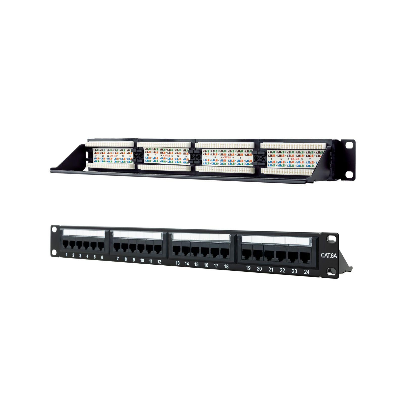 Painel de Ligações NANOCABLE 10.21.4124 (RJ-45 - Preto), miniatura 2