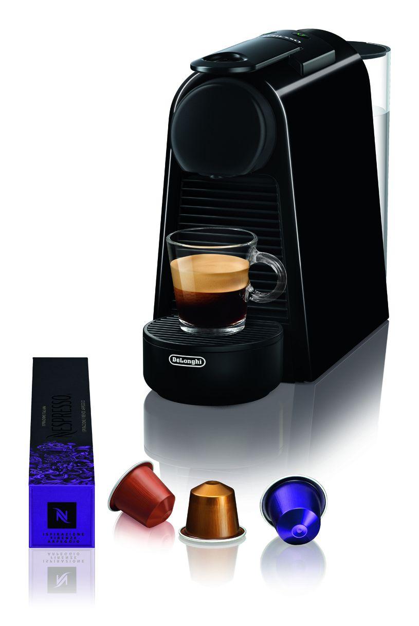 Máquina de Café de Cápsulas DE'LONGHI Essenza Mini EN85.B (Nespresso - 1150 W - 19 bar - Preto)