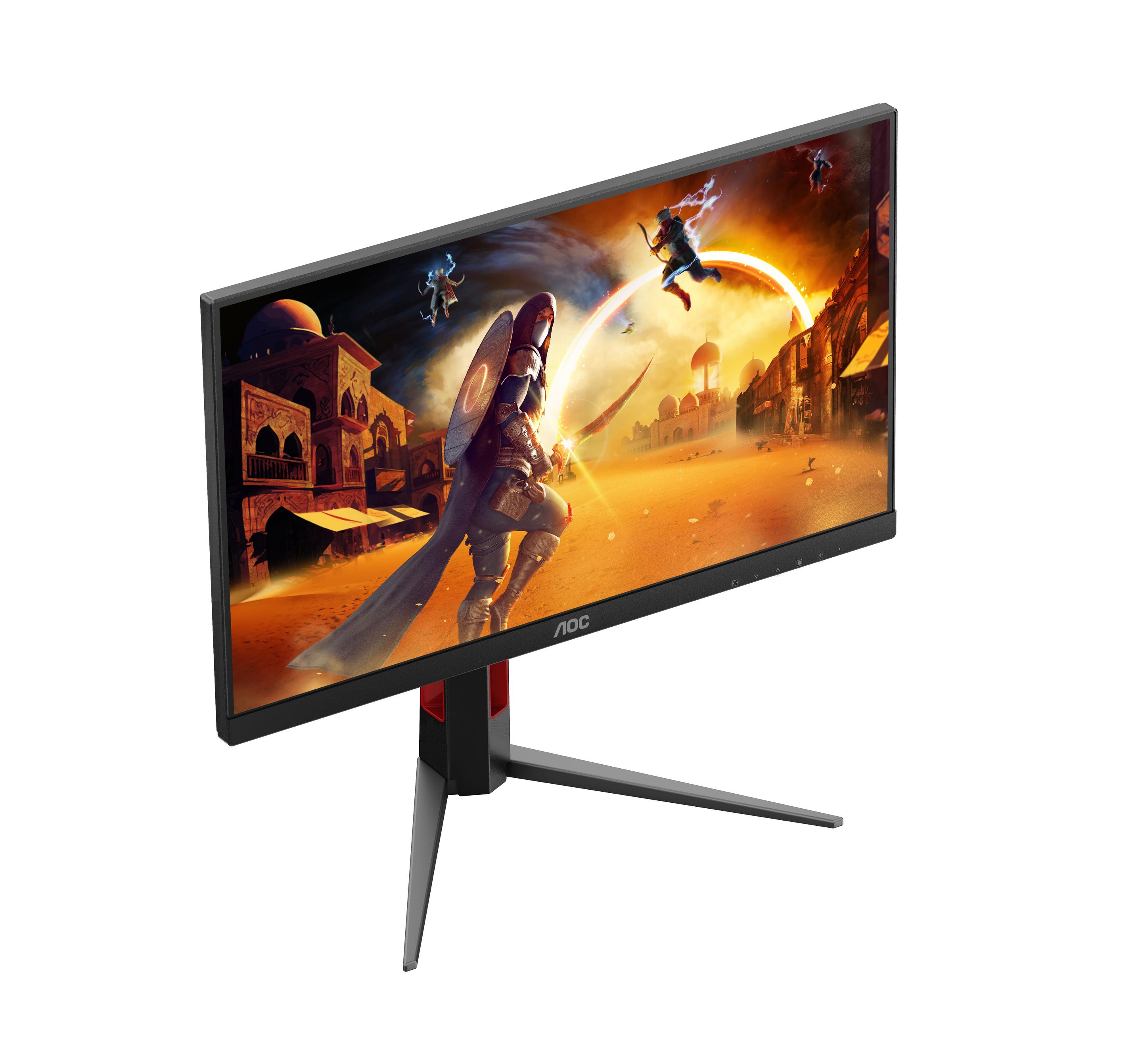 Monitor AOC 24G4HA (23,8" - Fast IPS - 200 Hz - Preto e Vermelho) — miniatura 9