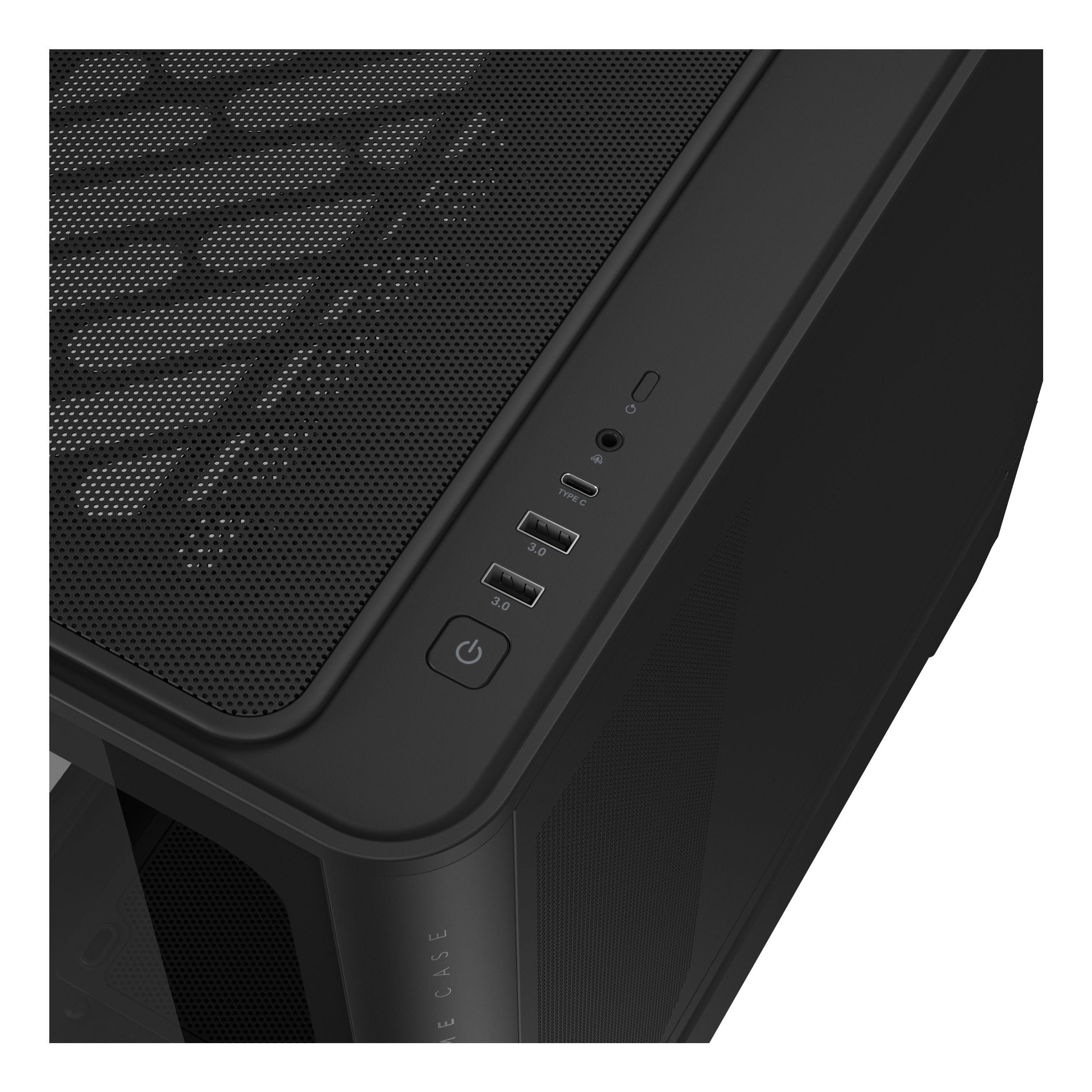 Caixa PC ASUS PRIME AP304 TG ARGB (Mini-ITX, ATX, micro ATX - 17,5 cm - 42 cm - Preto) — miniatura 15