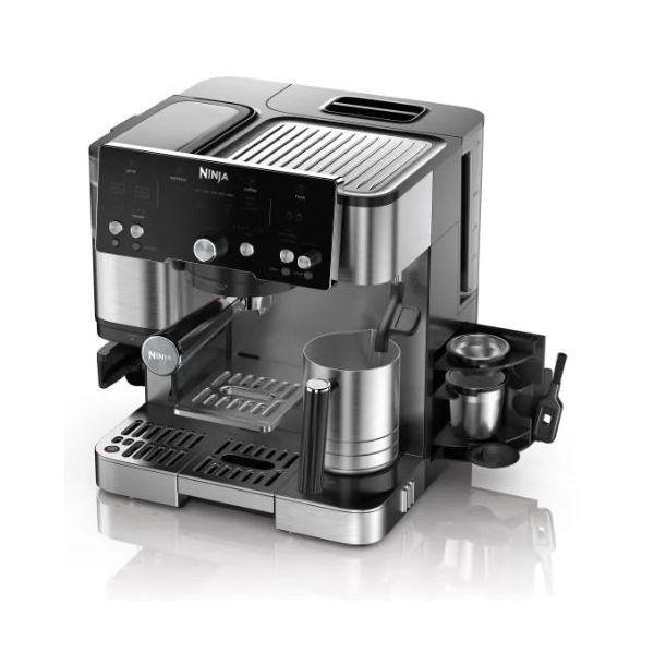 Máquina de Café Expresso NINJA Luxe Café Essential ES501EU (Grãos de café - 1650 W - 9 bar - Preto e Inox) — miniatura 3