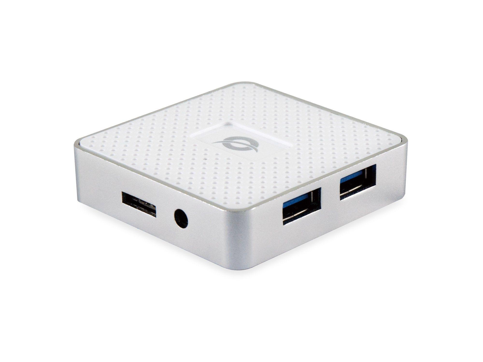 Hub USB 3.0 CONCEPTRONIC HUBBIES03W (0,55 m - USB 3.2 Gen 1 Tipo A - USB 3.2 Gen 1 Micro-B - Branco), miniatura 4