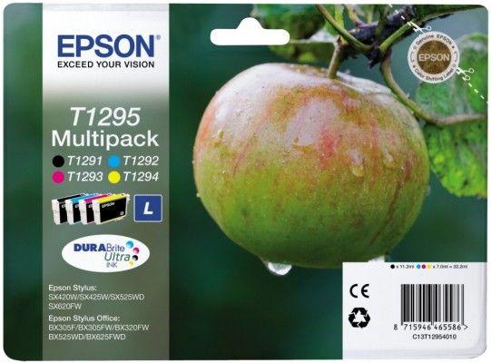 Multipack de Tinteiros EPSON C13T12954010 (Preto, Ciano, Magenta e Amarelo)
