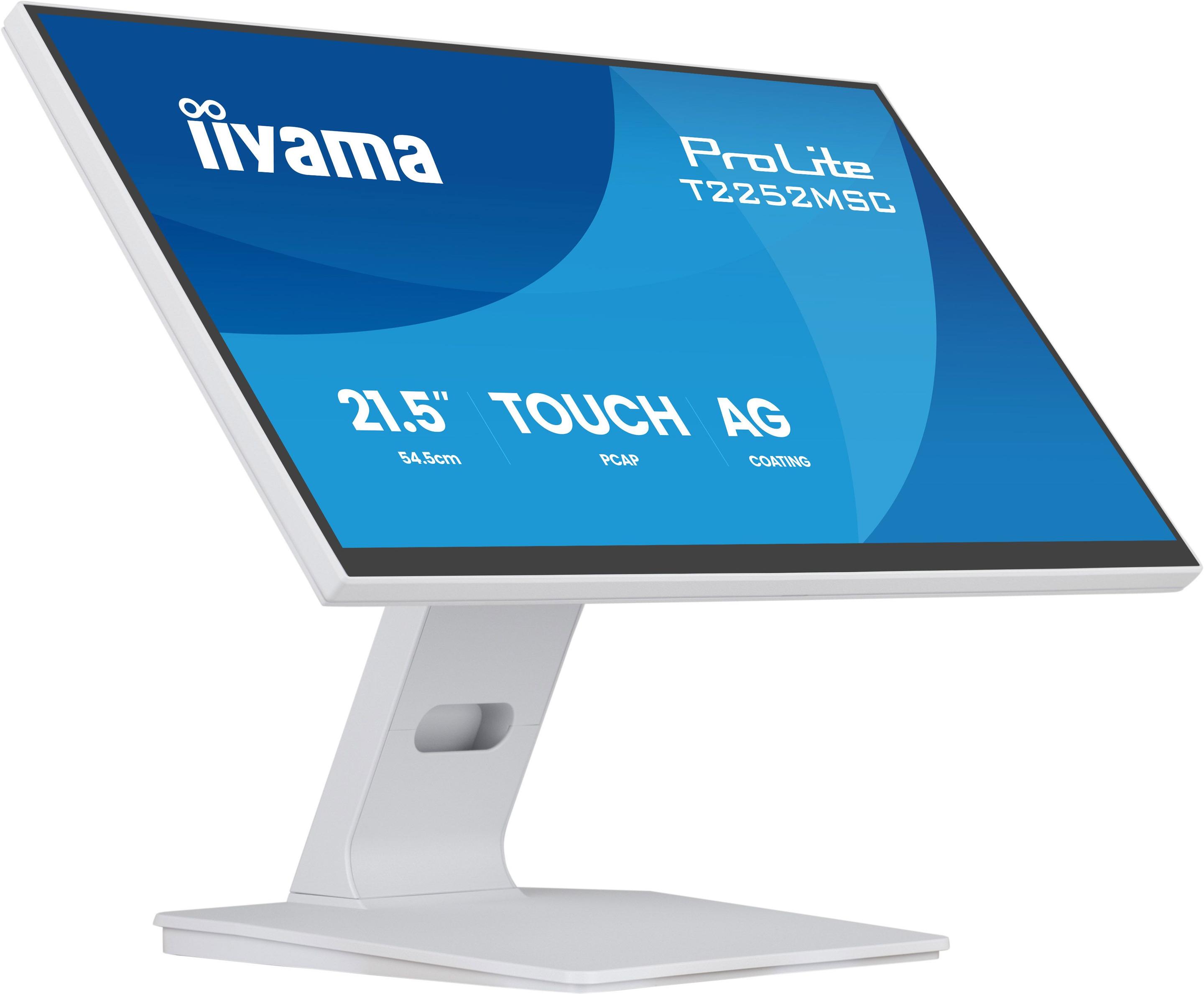 Monitor IIYAMA ProLite T2252MSC-W2AG (21,5" - IPS - 100 Hz - Branco)