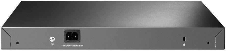 Switch Gerido TP-LINK TL-SG3428XMP (Gigabit Ethernet - 10, 100, 1000 Mbit/s - 12 MB - Preto) — miniatura 4