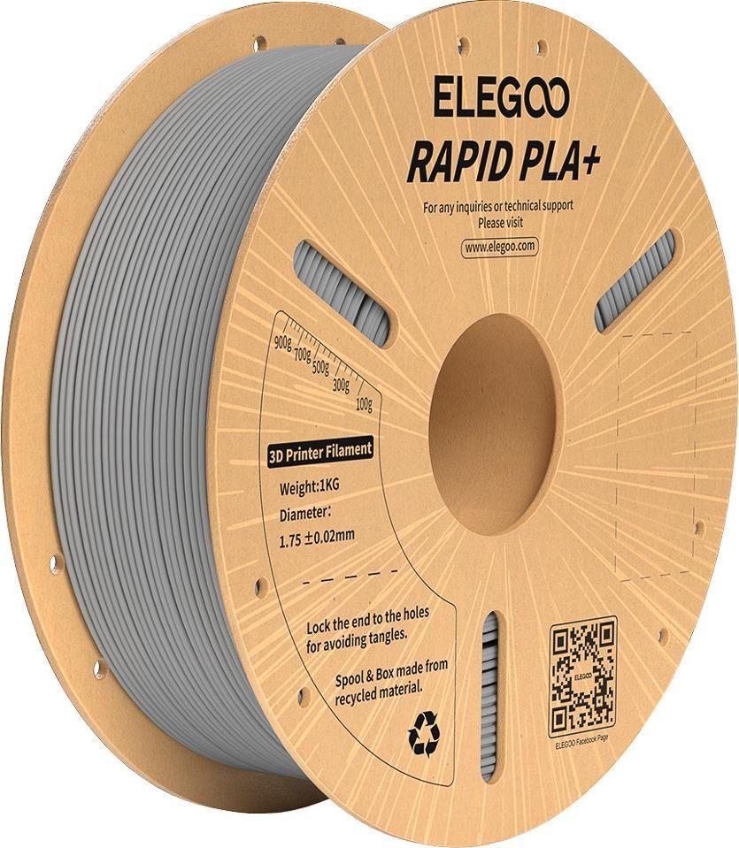 Filamento ELEGOO RAPID PLA+ (Cinzento)
