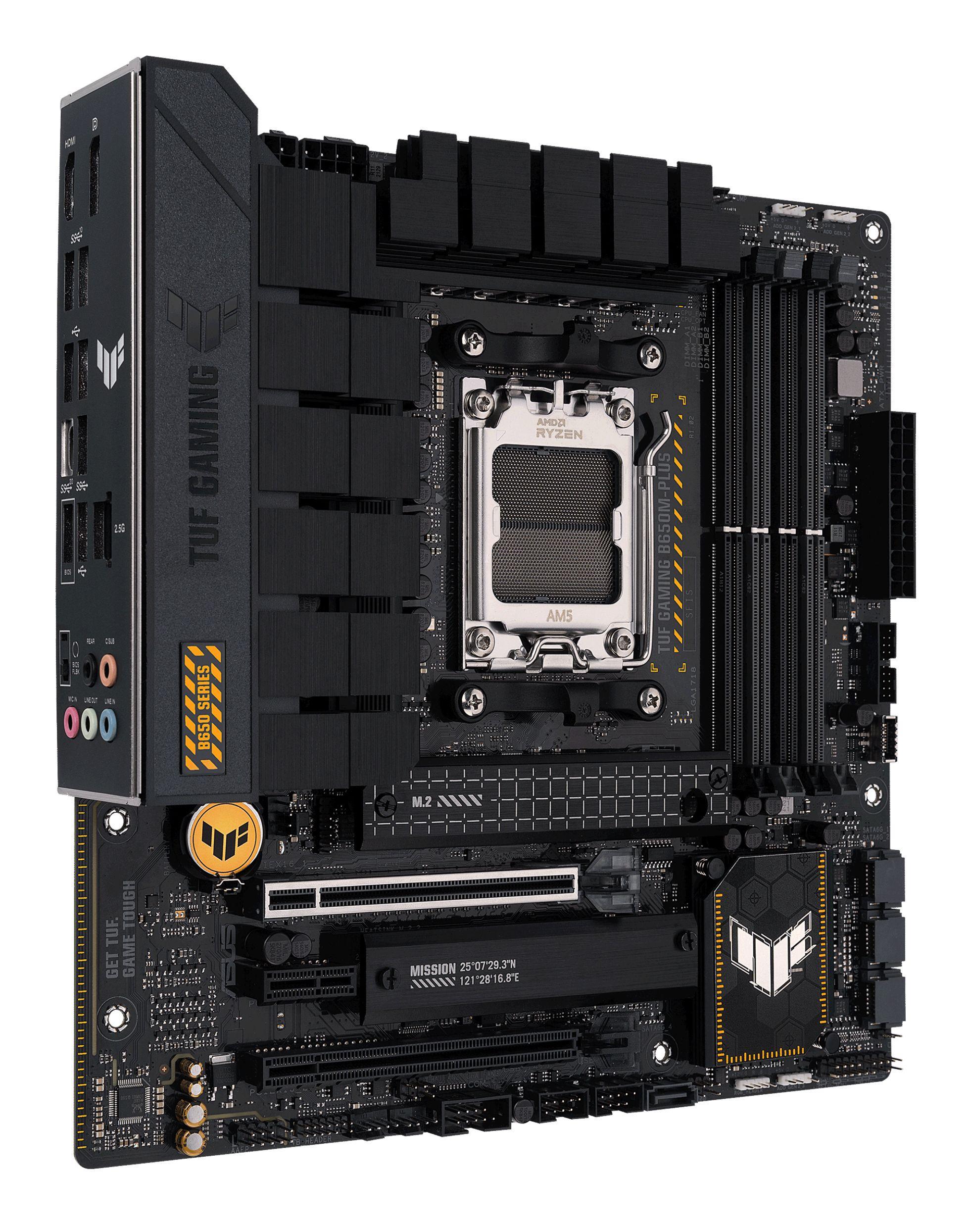 Motherboard ASUS TUF GAMING B650M-PLUS (AM5 - AMD Ryzen 7000 Series - micro-ATX) — miniatura 2