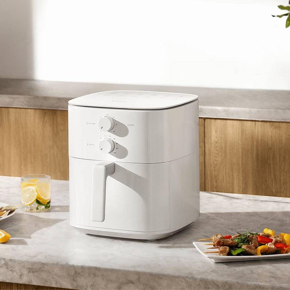 Fritadeira a Ar Quente XIAOMI Air Fryer Essential 6L (1550 W - 200 °C - 80 °C - Branco) — miniatura 4