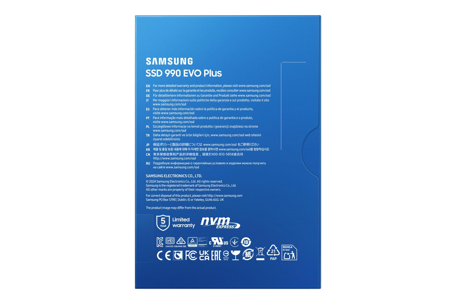 SSD SAMSUNG 990 EVO Plus (2 TB - M.2 2280 - PCI Express 4.0 NVMe - Preto) — miniatura 6
