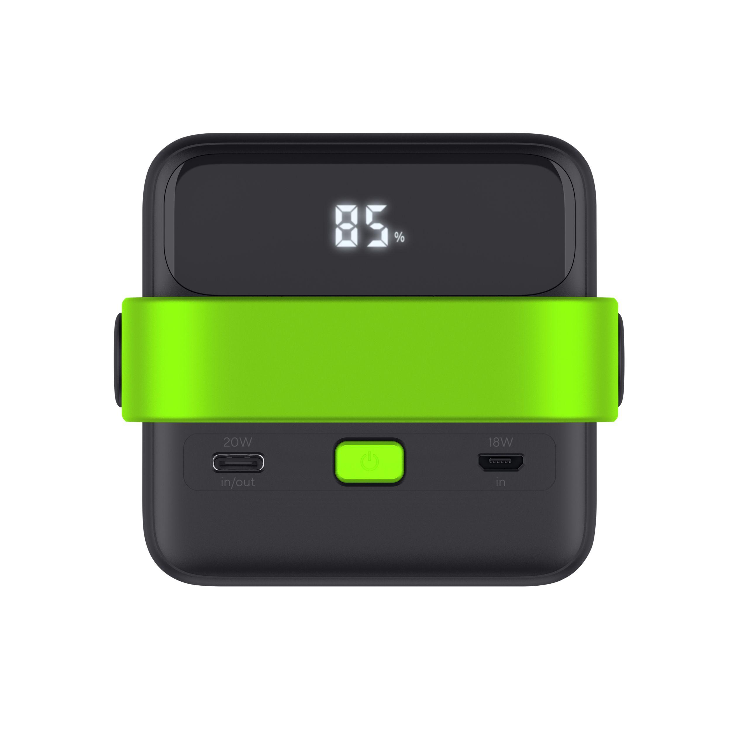 Bateria Externa TRUST Redoh XXL (50000 mAh - 185 Wh - Micro-USB + USB Type-C - Preto e Verde), miniatura 4
