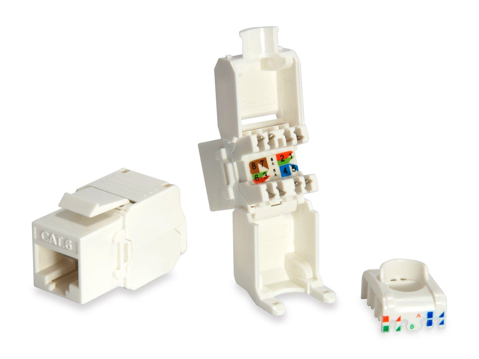 Conector Keystone RJ-45 EQUIP 769216 (LSA - Branco)