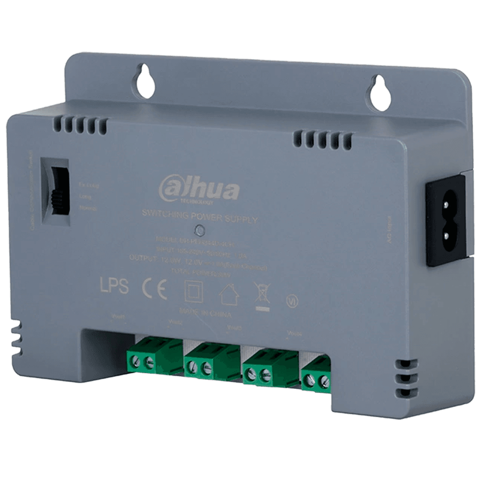 Fonte de Alimentação Comutada DAHUA PFM344D-4CH (30 W)