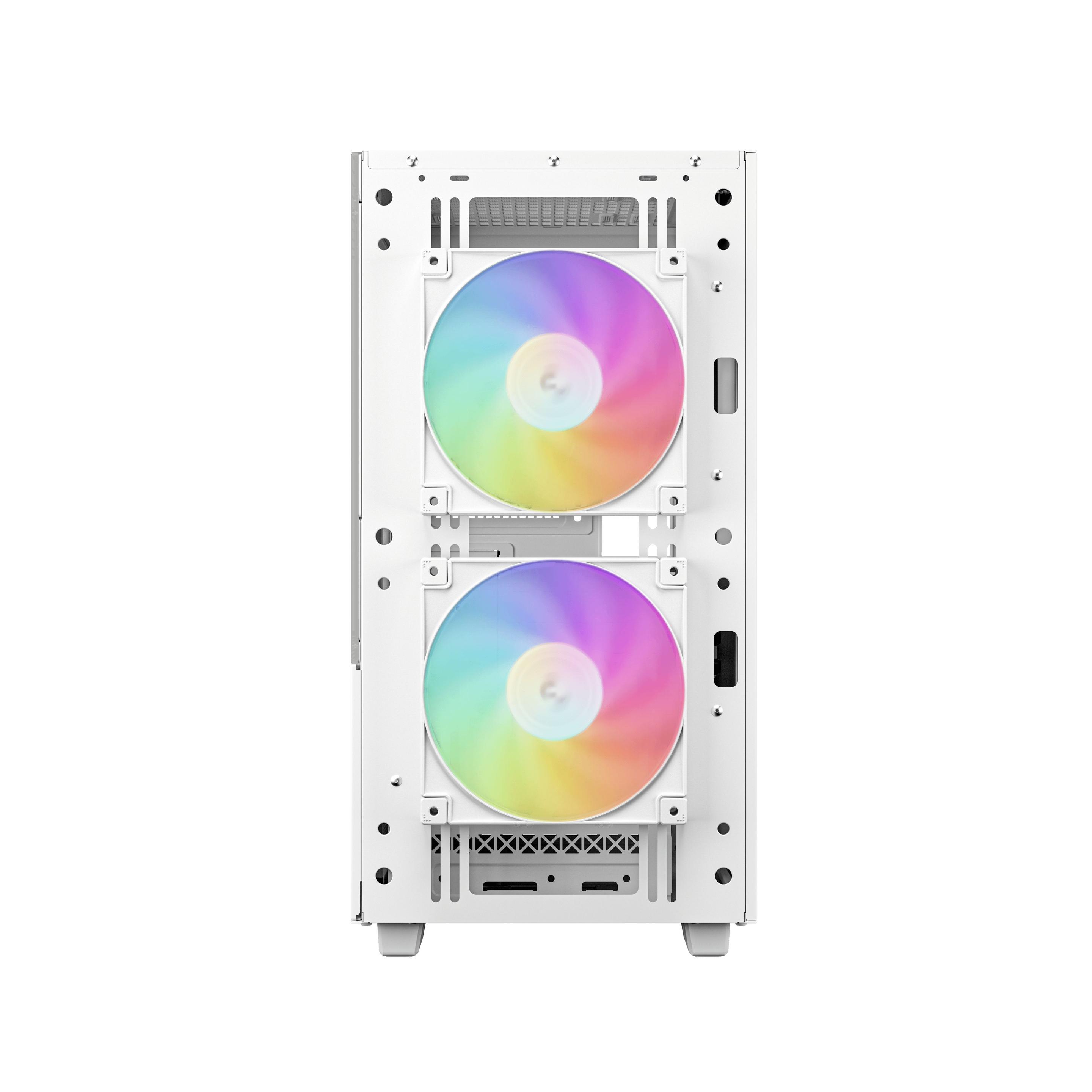 Caixa PC DEEPCOOL CH360 ARGB (Micro-ATX, Mini-ITX - ATX, PS2 - micro ATX, Mini-ITX - Branco) — miniatura 4