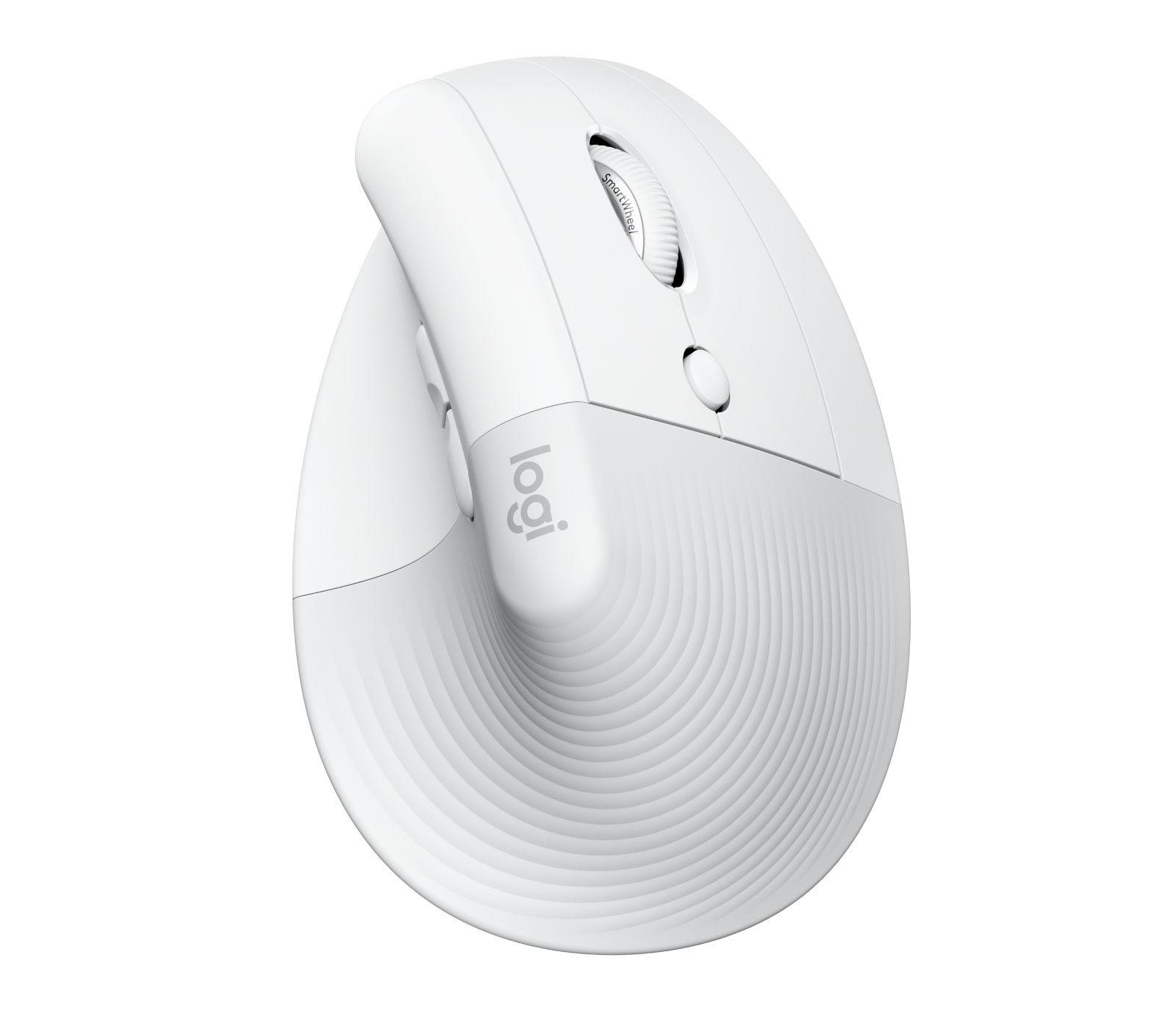 Rato LOGITECH Lift for Business (Mão direita - 4000 DPI - Ótico - Branco)