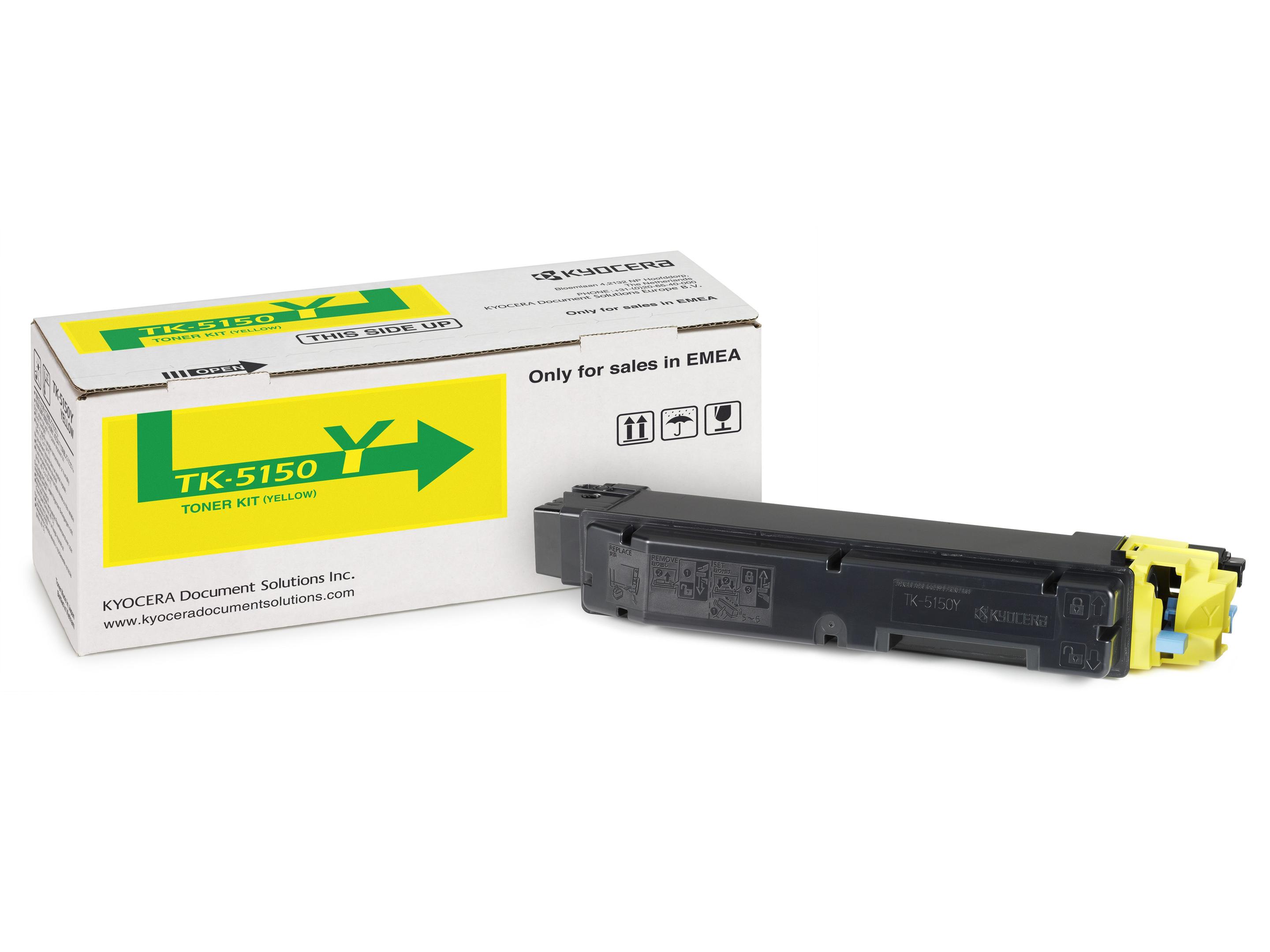 Toner KYOCERA TK-5150Y (10000 páginas - Amarelo), miniatura 2