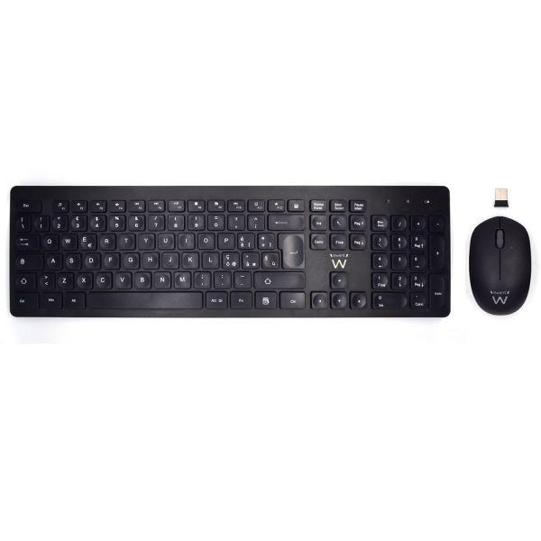 Teclado e Rato EWENT EW3255 (Italiano - Tamanho completo - Preto), miniatura 2