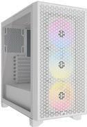 Caixa PC CORSAIR 3000D RGB Airflow (Midi Tower - Aço - Multicor - Branco)