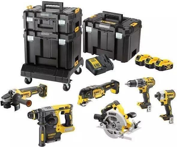 Conjunto de Ferramentas Elétricas DEWALT DCK685P3T-QW (18 V - 7 ferramentas)