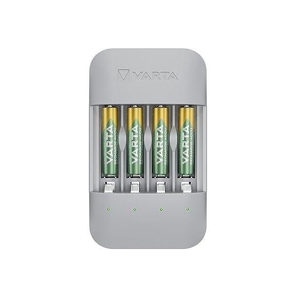 Carregador de Pilhas VARTA Eco Charger Pro Recycled 56813 (USB - AA, AAA - Cinzento), miniatura 2