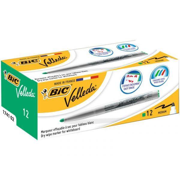 Marcador para Quadro Branco BIC Velleda 1741 (Plástico - Verde) — miniatura 2