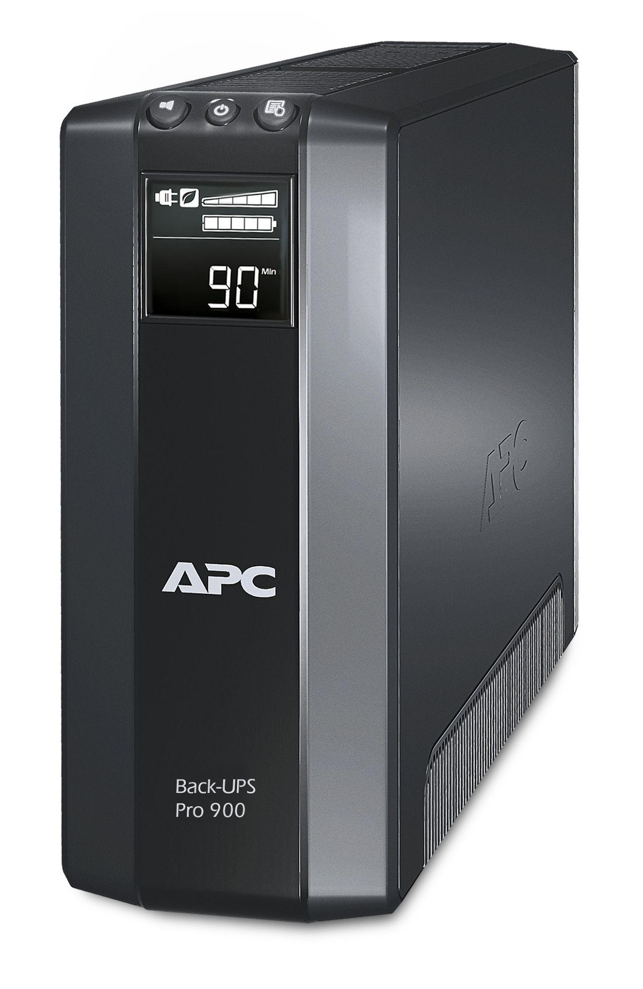 UPS de Linha Interativa APC Back-UPS Pro BR900G-GR (USB; telefone - Preto)